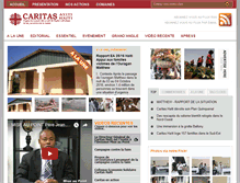 Tablet Screenshot of communication-caritashaiti.org